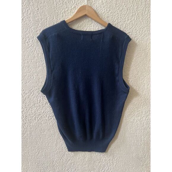 Mcgregor Mens Blue Vest Mcgregor 100% Acrylic Eclectic Grandpa - Picture 2 of 6